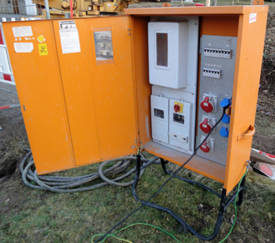 Baustromkasten bei Elektro Strobl in Rottendorf
