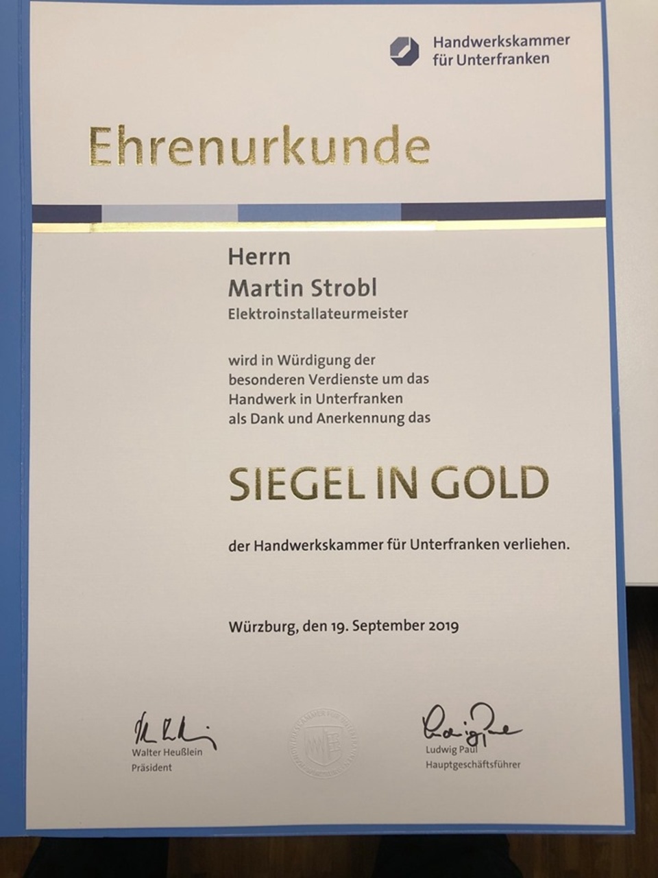 Martin Strobl 30 jähriges Jubiläum