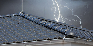 Äußerer Blitzschutz bei Elektro Strobl in Rottendorf