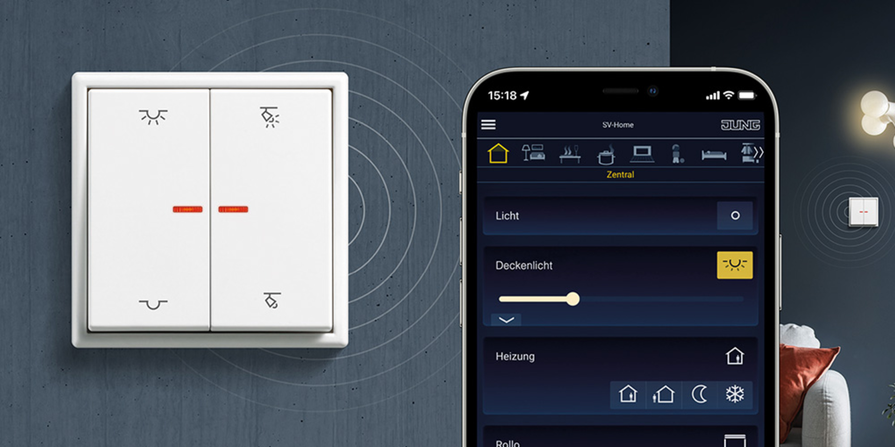 KNX RF Taster bei Elektro Strobl in Rottendorf