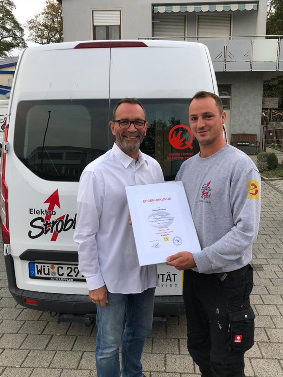 Martin Strobl und Gabriel Keilholz